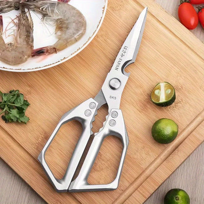 Stainless Steel Kitchen Shears – Multipurpose Food Cutting Scissors