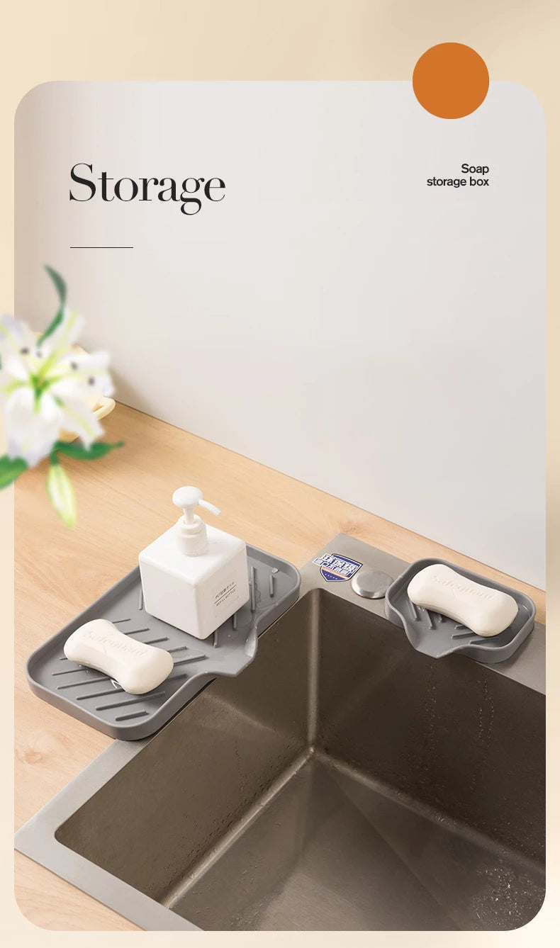 Silicone Sink Tray with Drainage – Small & Large Sizes