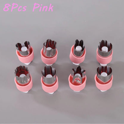 Fruit & Vegetable Shaped Cutters – 3/5/8-Piece Set