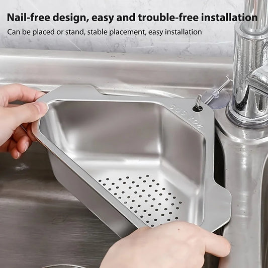 Stainless Steel Sink Drain Filter Basket – 24.5cm