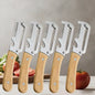 Stainless Steel Vegetable Peeler with Wooden Handle