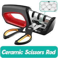 4-in-1 Kitchen Knife & Scissor Sharpener