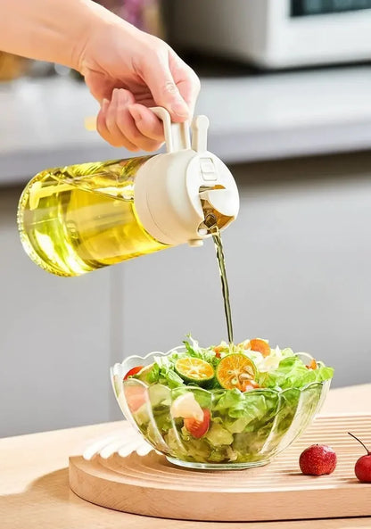 2-in-1 Oil Sprayer & Dispenser Bottle – 500ml