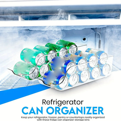 Soda Can Dispenser & Refrigerator Organizer – 1 or 2 Pack