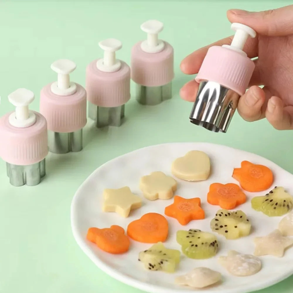 Fruit & Vegetable Shaped Cutters – 3/5/8-Piece Set