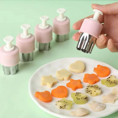 Fruit & Vegetable Shaped Cutters – 3/5/8-Piece Set