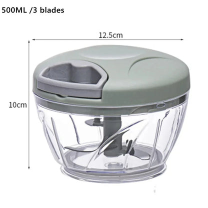 Manual Vegetable & Garlic Chopper – 500ml / 900ml