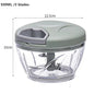 Manual Vegetable & Garlic Chopper – 500ml / 900ml