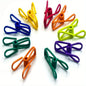 10-Piece Colorful PVC-Coated Steel Clips – Multi-Purpose Bag Clips