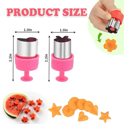 Fruit & Vegetable Shaped Cutters – 3/5/8-Piece Set