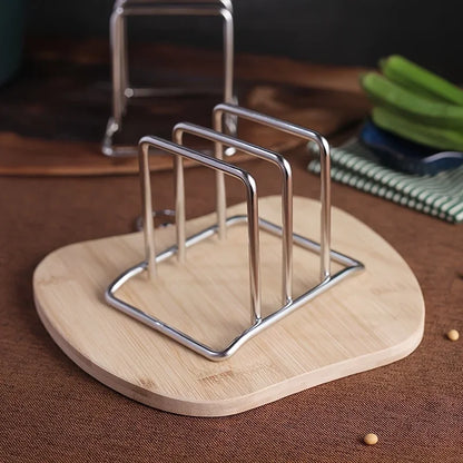 Pot Lid & Cutting Board Organizer Rack – Space-Saving Kitchen Storage