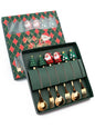 Christmas Stainless Steel Spoon & Fork Set – Santa Design