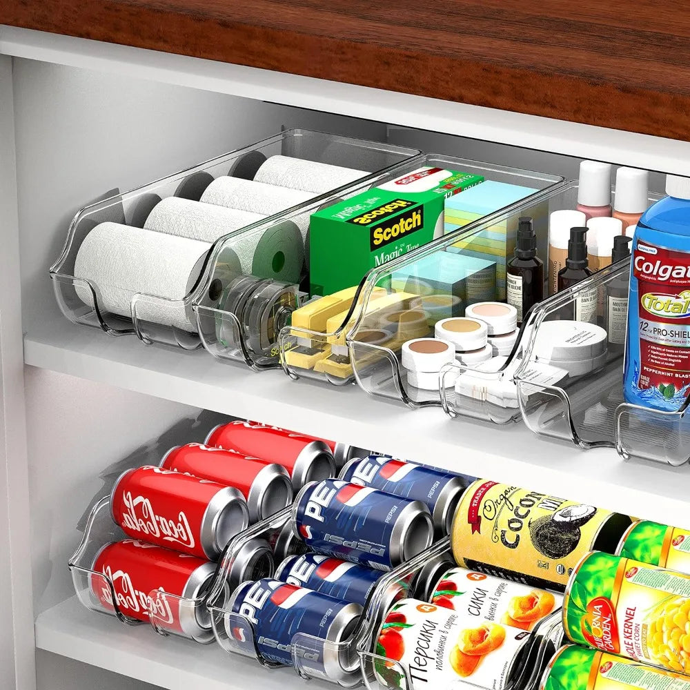 Soda Can Dispenser & Refrigerator Organizer – 1 or 2 Pack