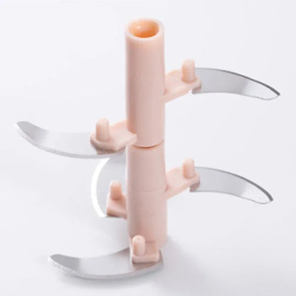 Manual Food Chopper with Stainless Steel Blades – 500ml / 900ml