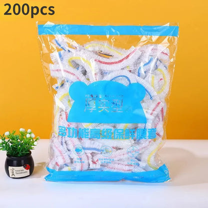 Colorful Elastic Food Covers – Disposable Bowl & Fruit Covers