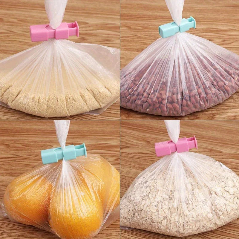 Reusable Plastic Food Bag Clips – 4/20-Piece Set