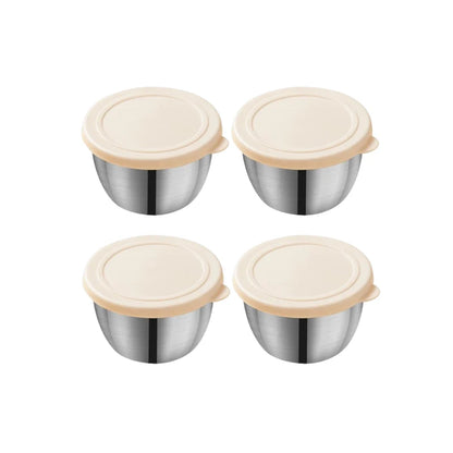 Stainless Steel Sauce Cups with Lids – 75ml