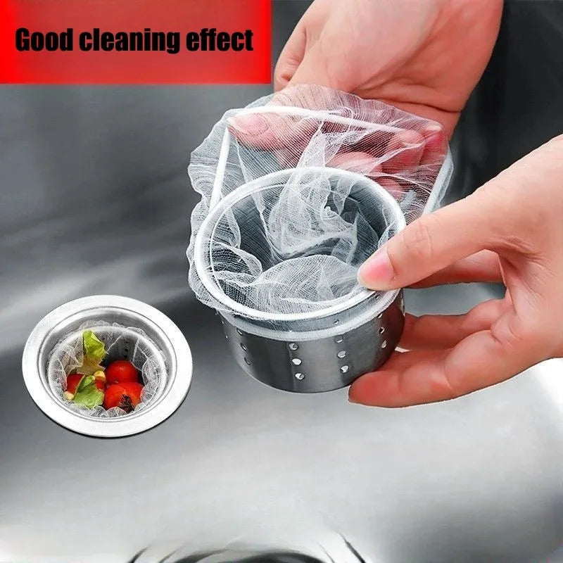 Disposable Sink Drain Mesh Filters – 50–500 Pack