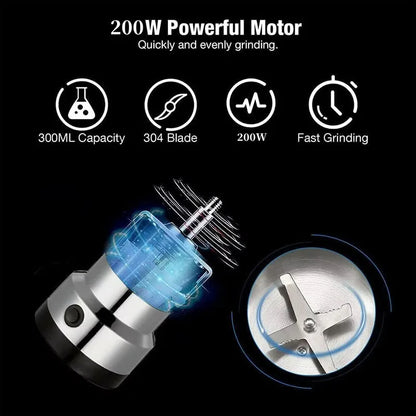 Electric Coffee & Spice Grinder – 150W Stainless Steel Blade