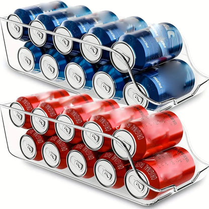 Soda Can Dispenser & Refrigerator Organizer – 1 or 2 Pack