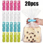 Reusable Plastic Food Bag Clips – 4/20-Piece Set