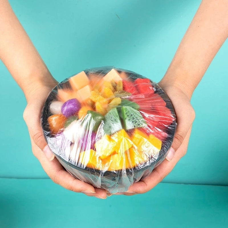 Colorful Elastic Food Covers – Disposable Bowl & Fruit Covers