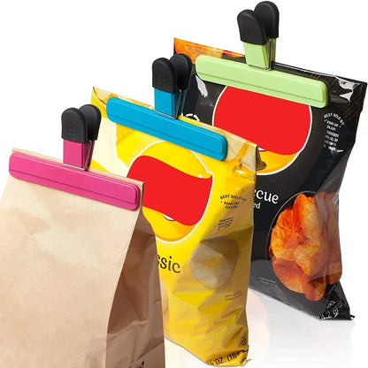 Reusable Plastic Food Bag Clips – 6-Piece Set