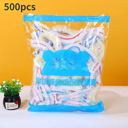 Colorful Elastic Food Covers – Disposable Bowl & Fruit Covers