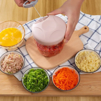 Manual Vegetable & Garlic Chopper – 500ml / 900ml