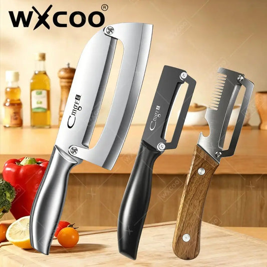 Stainless Steel Vegetable Peeler – Wooden or Steel Handle