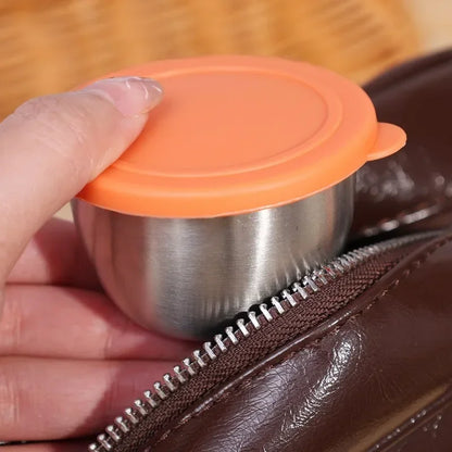 Stainless Steel Sauce Cups with Lids – 75ml