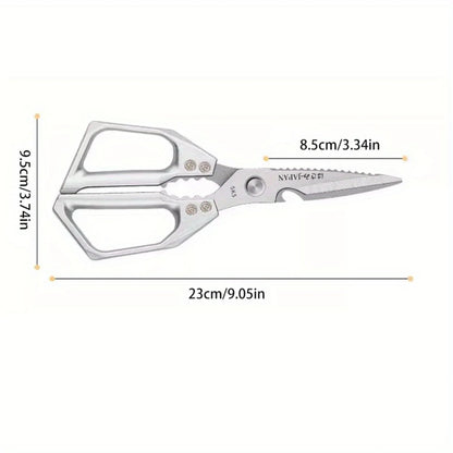 Stainless Steel Kitchen Shears – Multipurpose Food Cutting Scissors