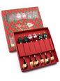 Christmas Stainless Steel Spoon & Fork Set – Santa Design