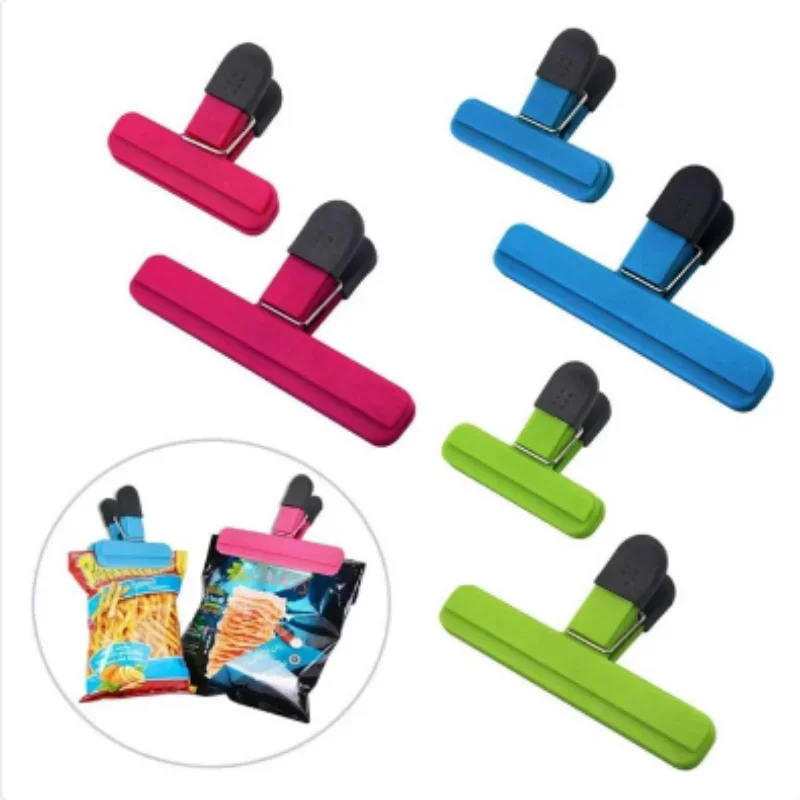 Reusable Plastic Food Bag Clips – 6-Piece Set