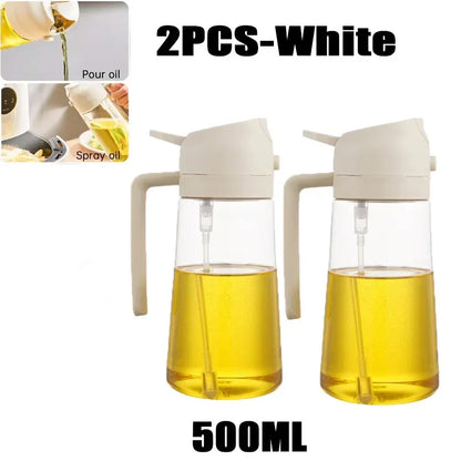 2-in-1 Oil Sprayer & Dispenser Bottle – 500ml