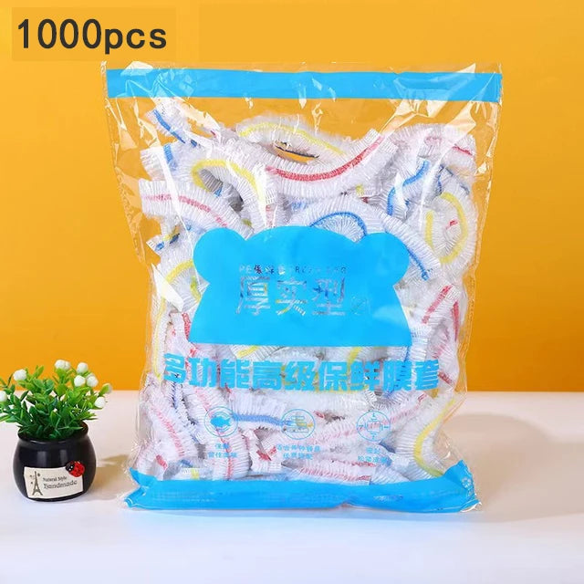 Colorful Elastic Food Covers – Disposable Bowl & Fruit Covers