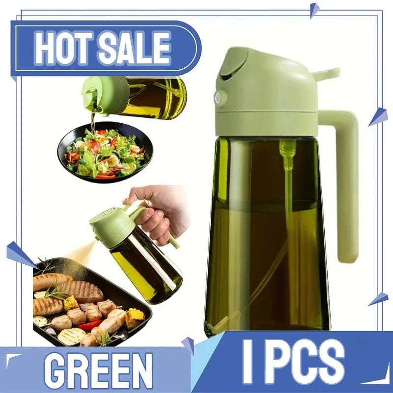 2-in-1 Oil Sprayer & Dispenser Bottle – 500ml