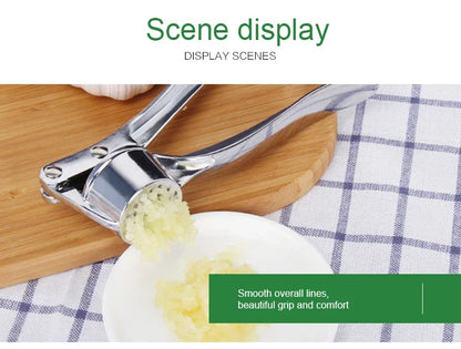 Stainless Steel Garlic Press & Ginger Masher