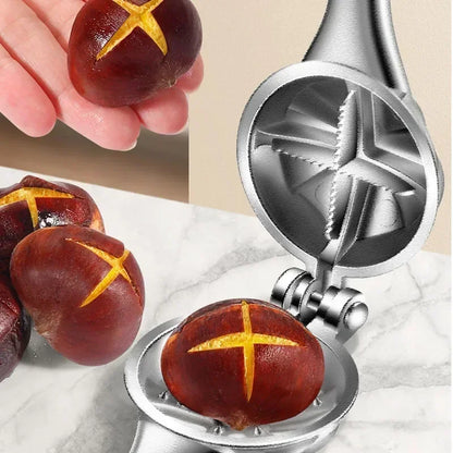 Chestnut Opener & Nut Cracker – Stainless Steel Blade