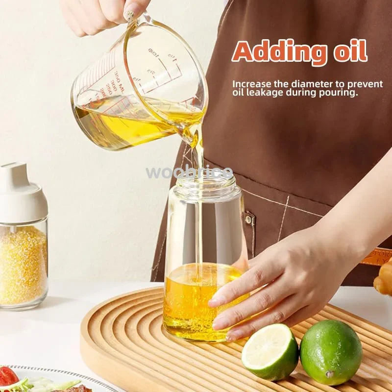 2-in-1 Oil Sprayer & Dispenser Bottle – 500ml
