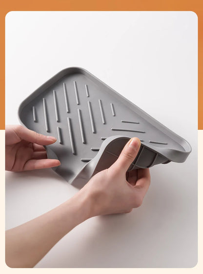 Silicone Sink Tray with Drainage – Small & Large Sizes