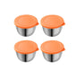 Stainless Steel Sauce Cups with Lids – 75ml