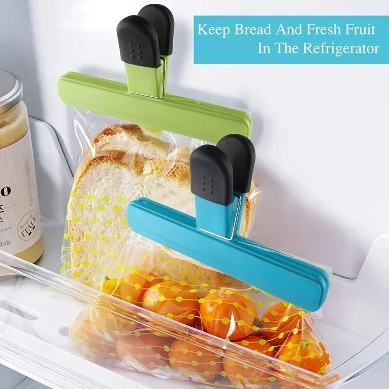 Reusable Plastic Food Bag Clips – 6-Piece Set