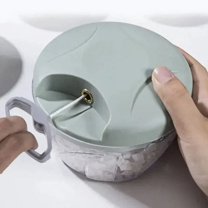 Manual Food Chopper with Stainless Steel Blades – 500ml / 900ml